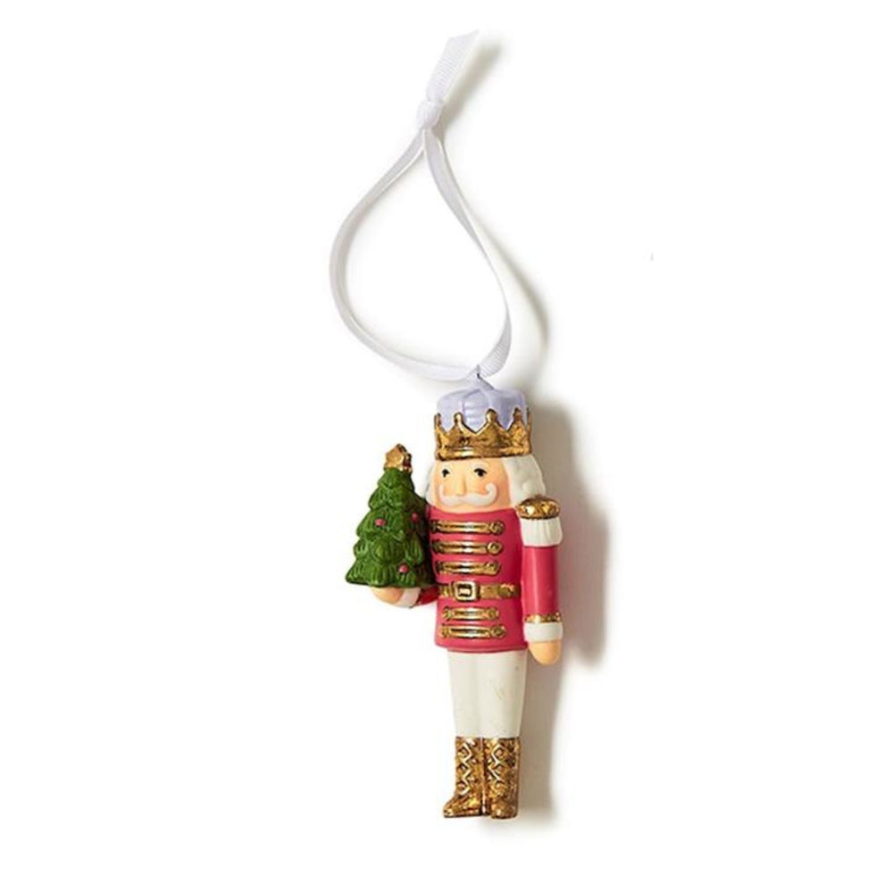 Nutcracker Ornaments with Gold Accents Ornament Two's Company Dark Pink 