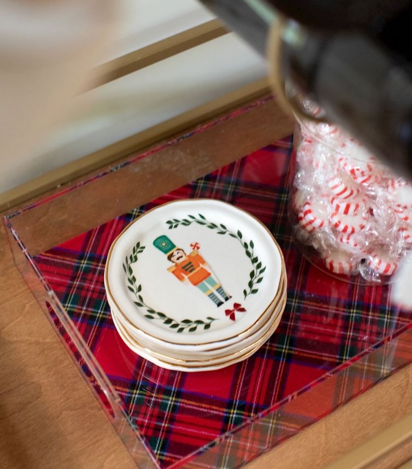 Nutcracker Tidbit Plates Serving Plate Tag True Living 