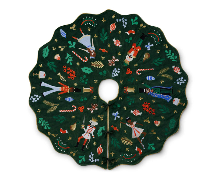 Nutcracker Tree Skirt Christmas Tree Skirts Rifle Paper Co 