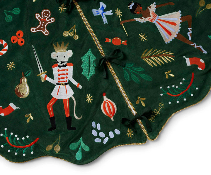 Nutcracker Tree Skirt Christmas Tree Skirts Rifle Paper Co 