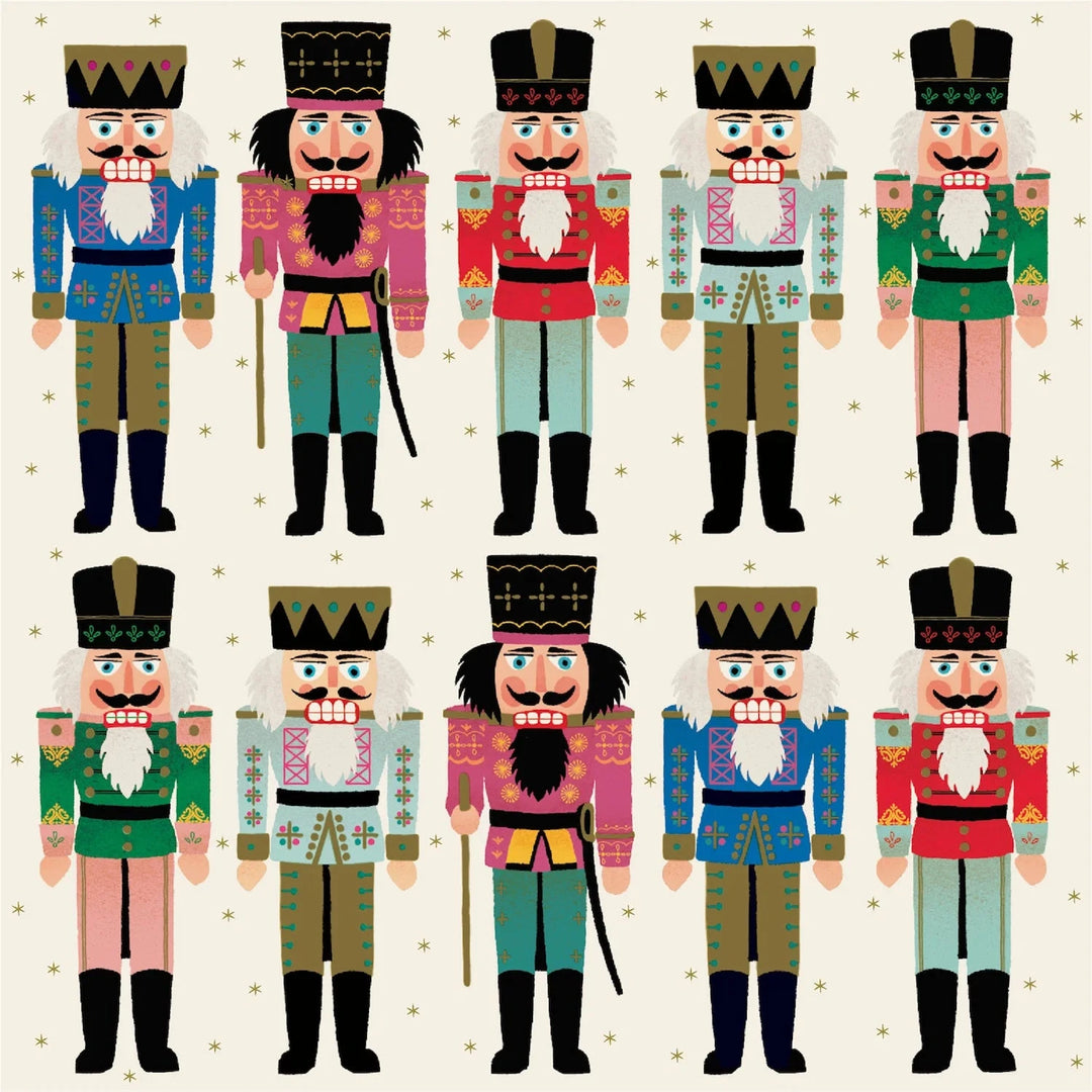 Nutcrackers Cocktail Napkins Cocktail Napkins Hester and Cook 