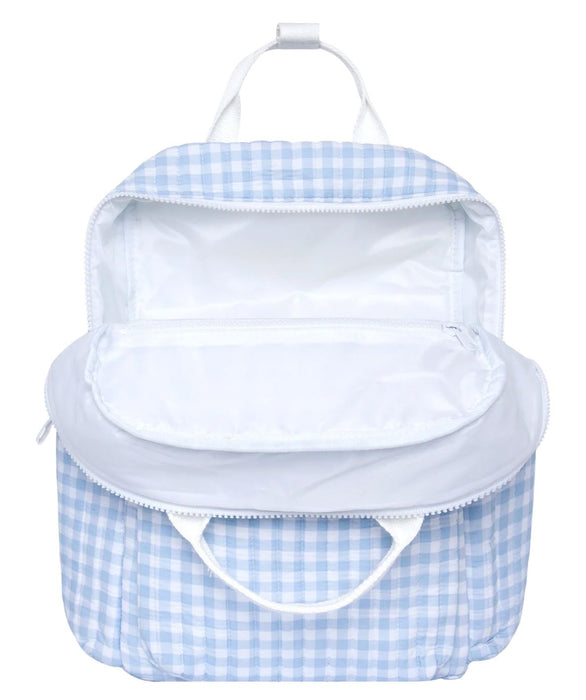 Oasis Blue Gingham Everyday Backpack Backpacks Minnow 