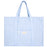 Oasis Blue Gingham Overnighter Tote Bags and Totes Minnow 
