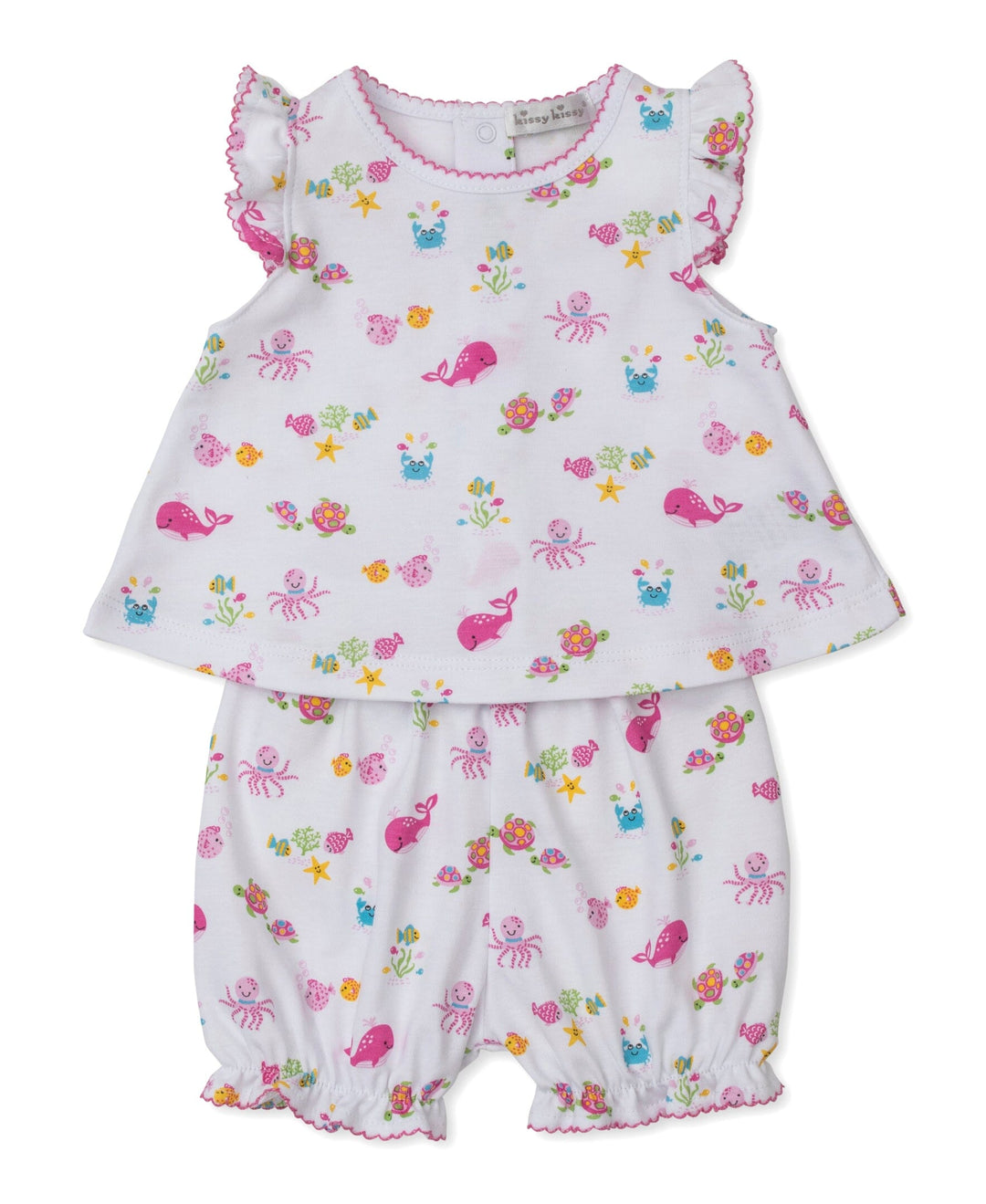 Ocean Antics Sunsuit Set Girl Bloomer Set Kissy Kissy 
