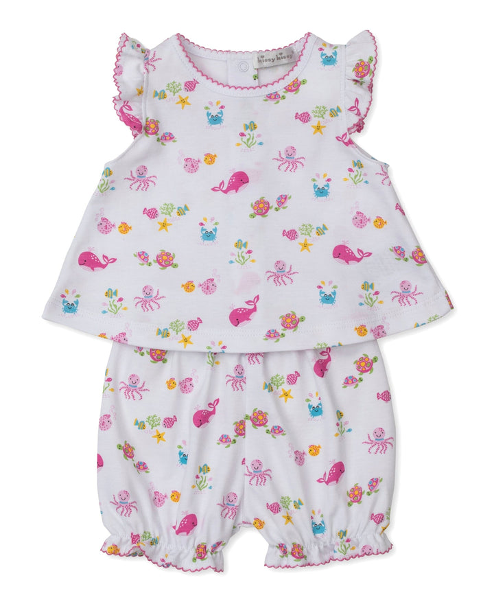 Ocean Antics Sunsuit Set Girl Bloomer Set Kissy Kissy 