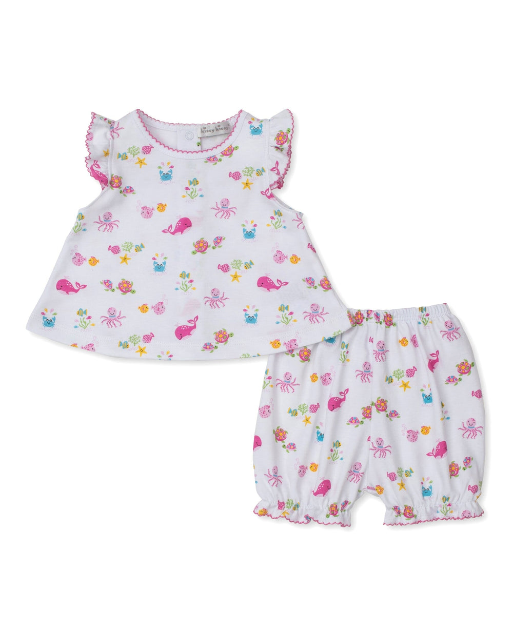 Ocean Antics Sunsuit Set Girl Bloomer Set Kissy Kissy 