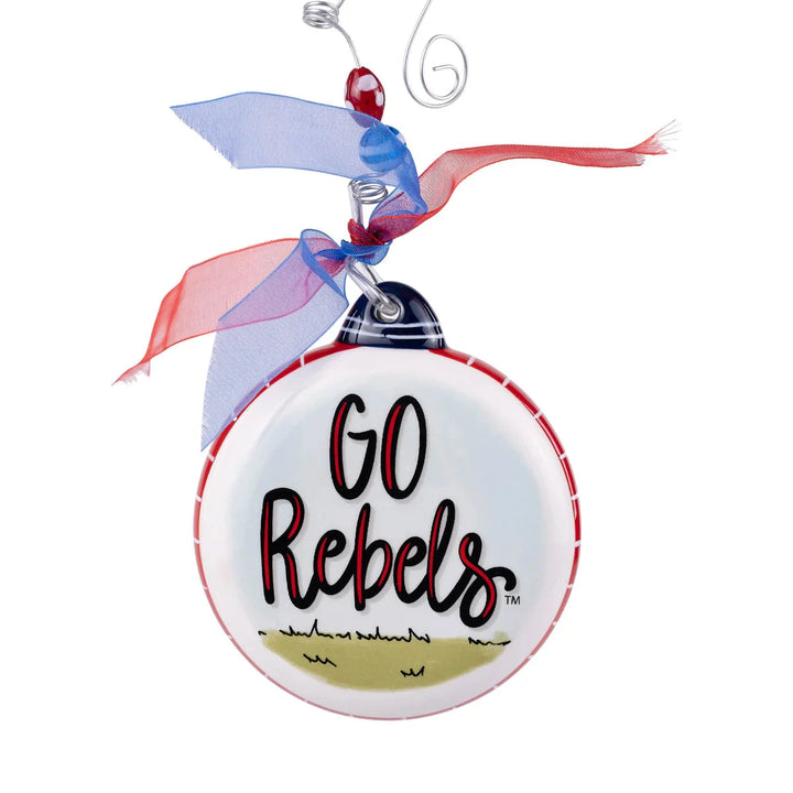 Ole Miss Mascot Puff Ornament Football Ornament Glory Haus 
