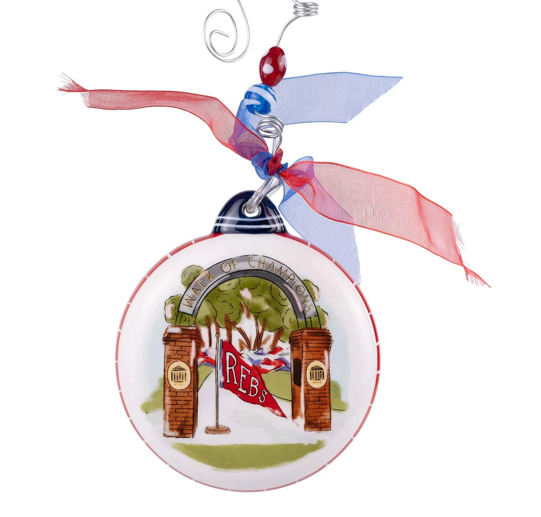 Ole Miss Mascot Puff Ornament Football Ornament Glory Haus 