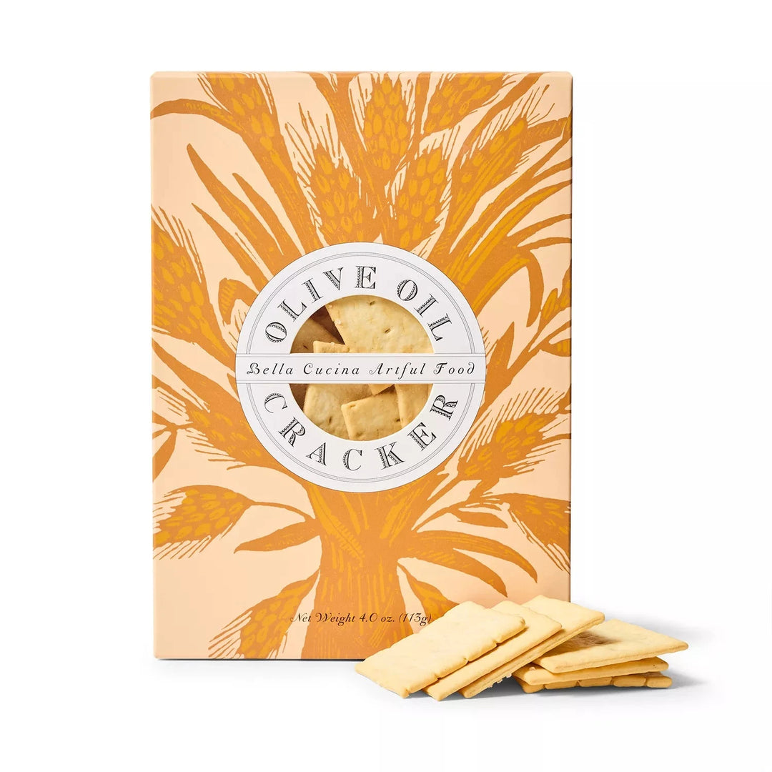 Olive Oil and Sea Salt Crackers Food Bella Cucina 