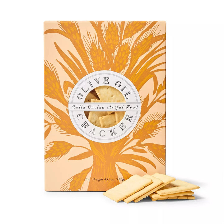 Olive Oil and Sea Salt Crackers Food Bella Cucina 