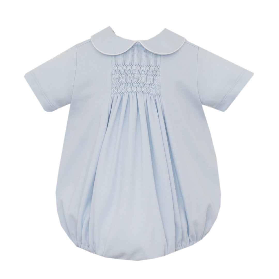 Oliver Smocked Knit Bubble Boy Bubble Petit Bebe 