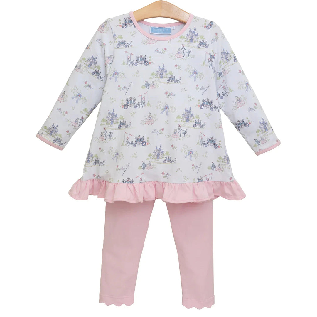 Once Upon a Time Ruffle Pants Set Girl Pant Set Trotter Street Kids 