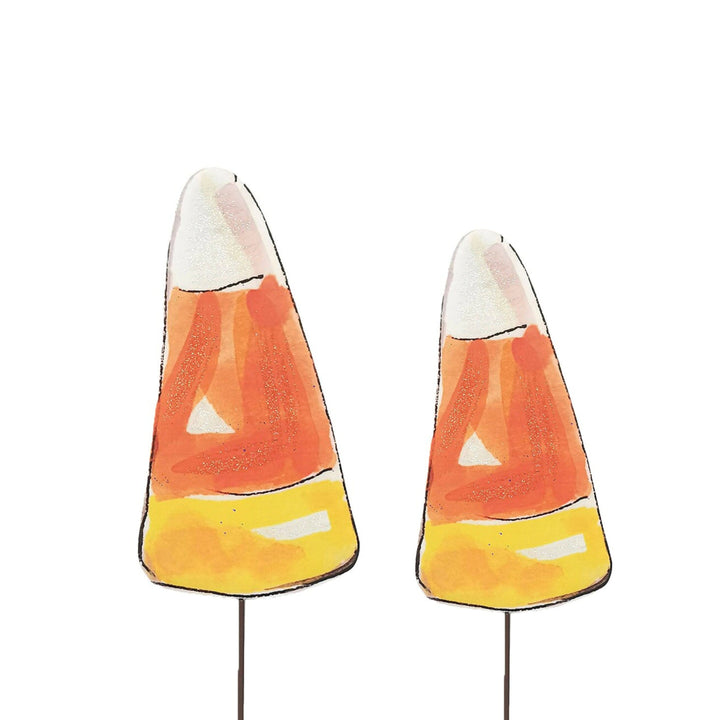 Orange Candy Corn Fall Decor Round Top Collection 