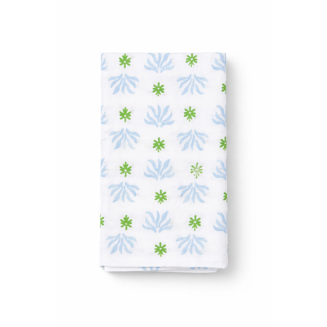 Organic Napkins- Seagrass, Uniform Blue & Vine Dinner Napkins The Mended Company 