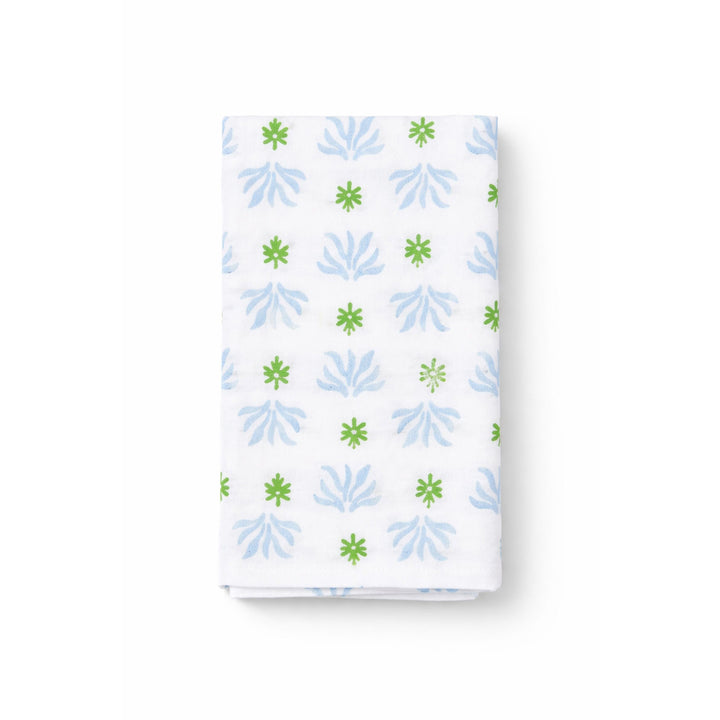 Organic Napkins- Seagrass, Uniform Blue & Vine Dinner Napkins The Mended Company 