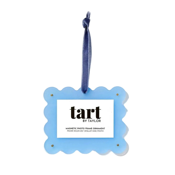 Ornament Magnetic Frame - Denim Christmas Ornament Tart By Taylor 