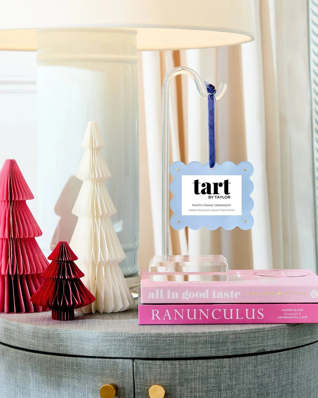 Ornament Magnetic Frame - Denim Christmas Ornament Tart By Taylor 