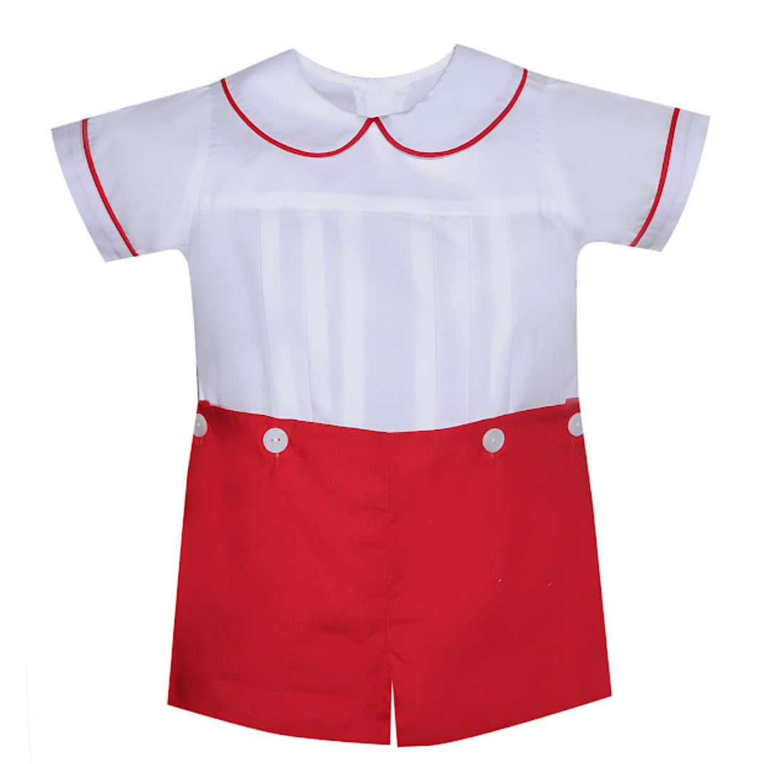 Owen Red Button Short Boy Short Set Remember Nguyen 