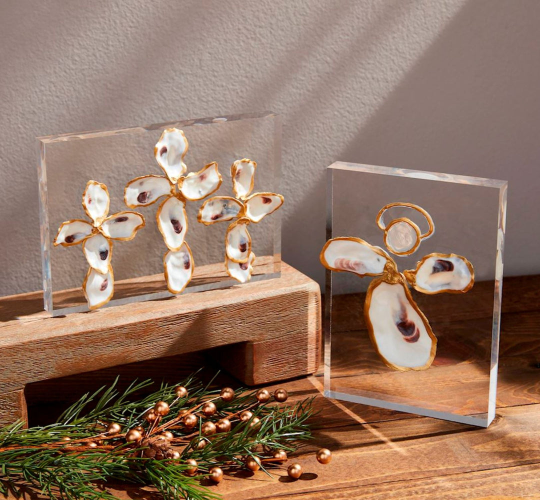 Oyster Plaque Decor MudPie 