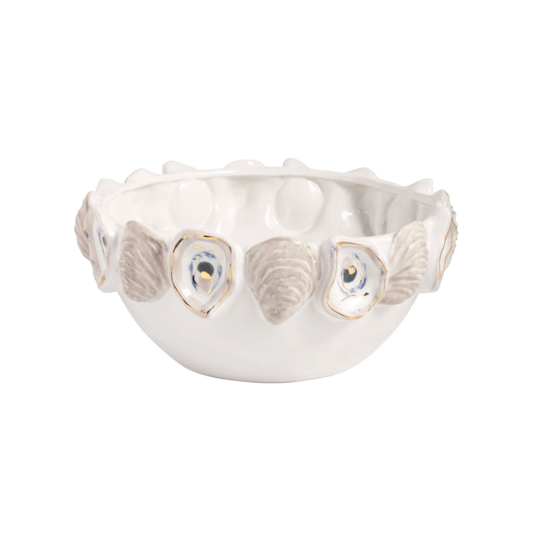 Oyster Rim Bowl Serving Piece MudPie 