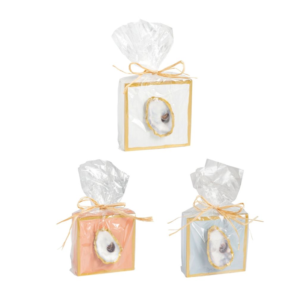 Oyster Shell Plaques Decor MudPie 