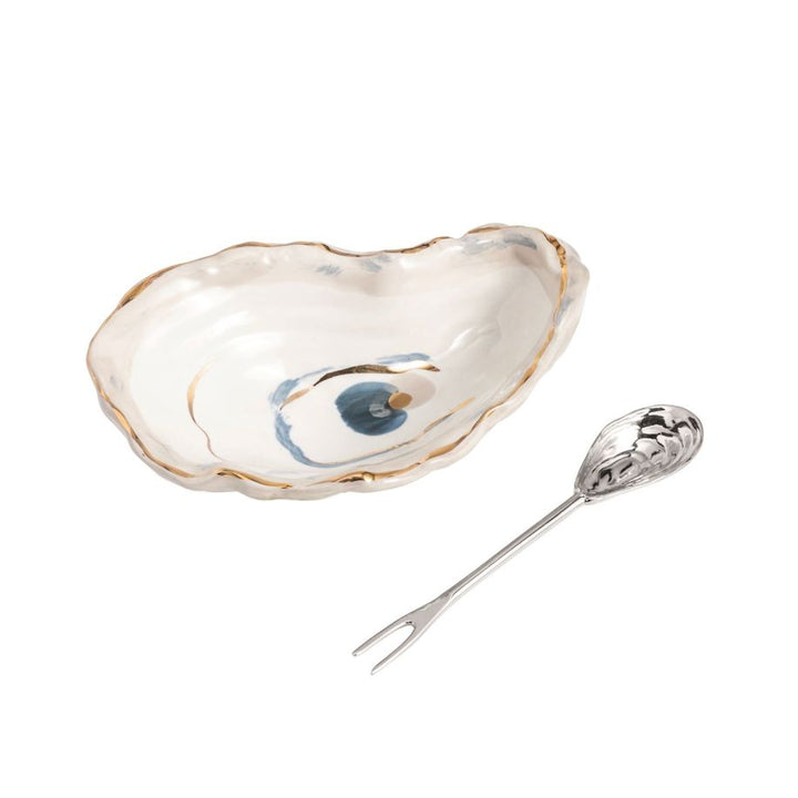 Oyster Tidbit Set Bowl MudPie 