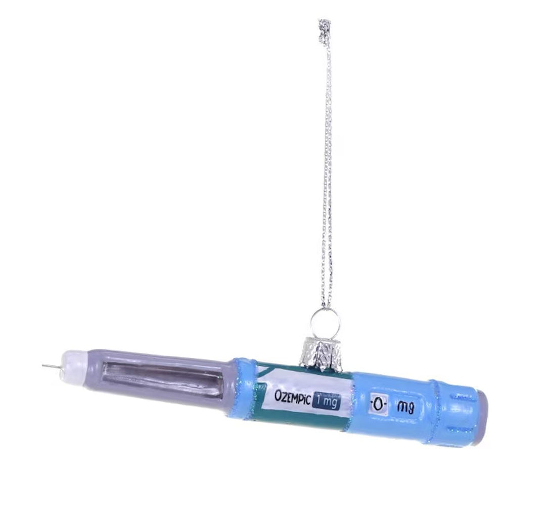 Ozempic Weight Loss Injection Ornament Christmas Ornament Cody Foster 