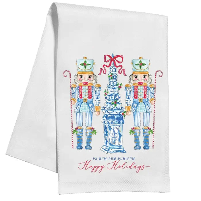 Pa Rum Pum Pum Happy Holidays Kitchen Towel Kitchen Towel Rosanne Beck 