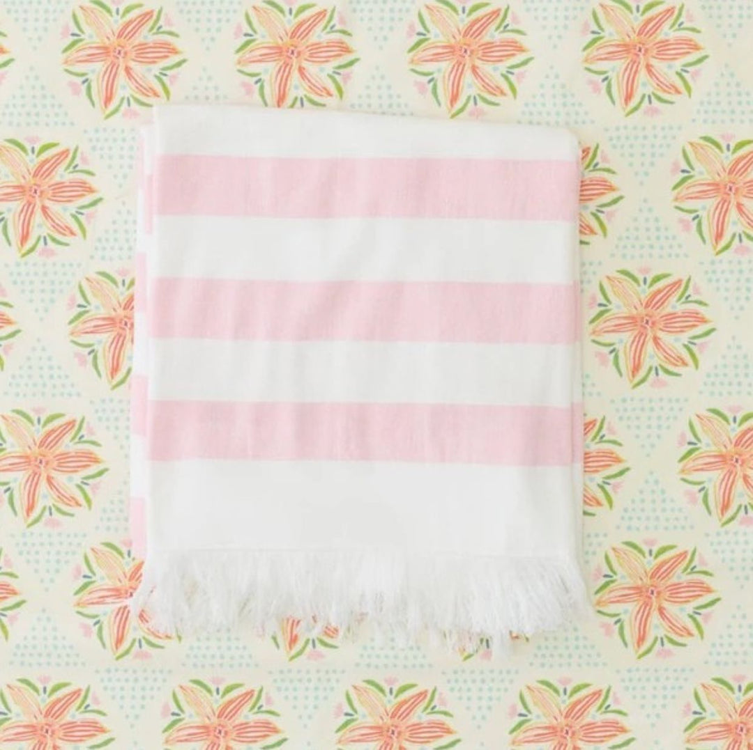 Packable Beach Towel - Pink Punch Beach Towels Weezie 