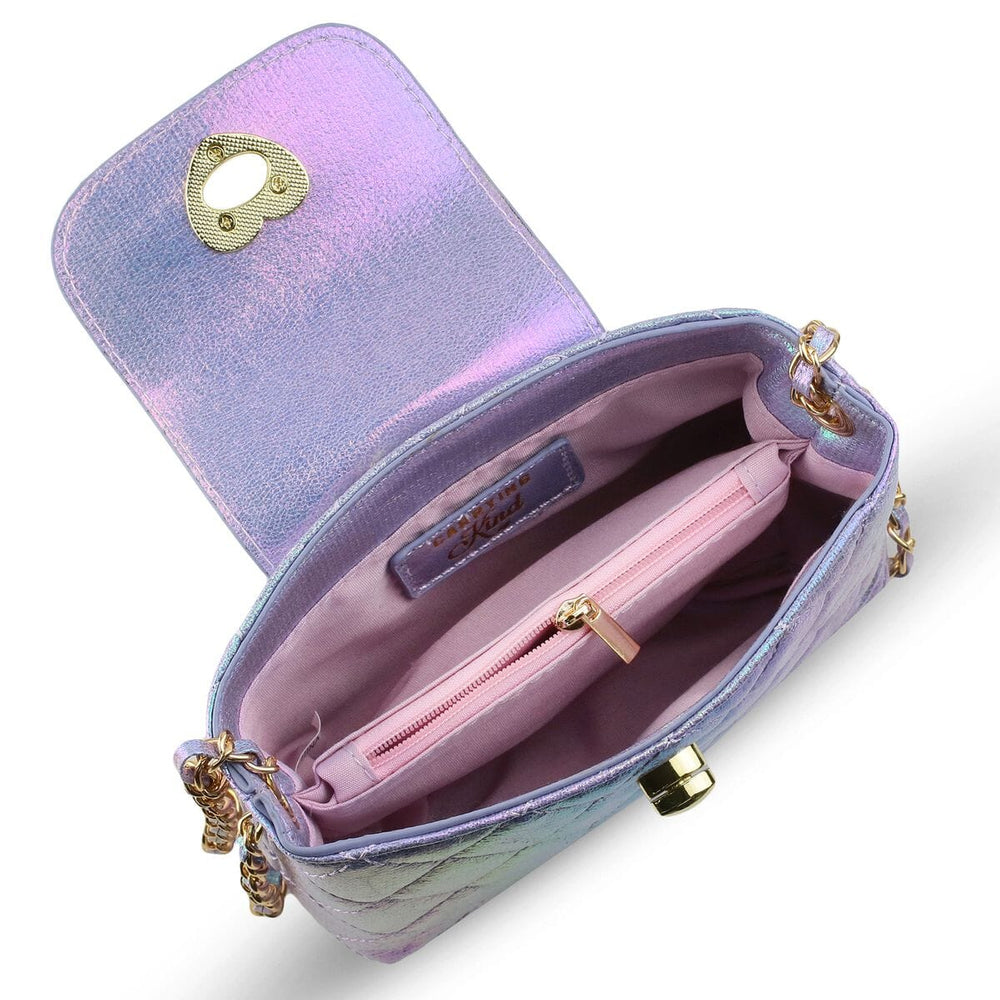 Paige Metallic Lavender Purse Girl Purse Carrying Kind 