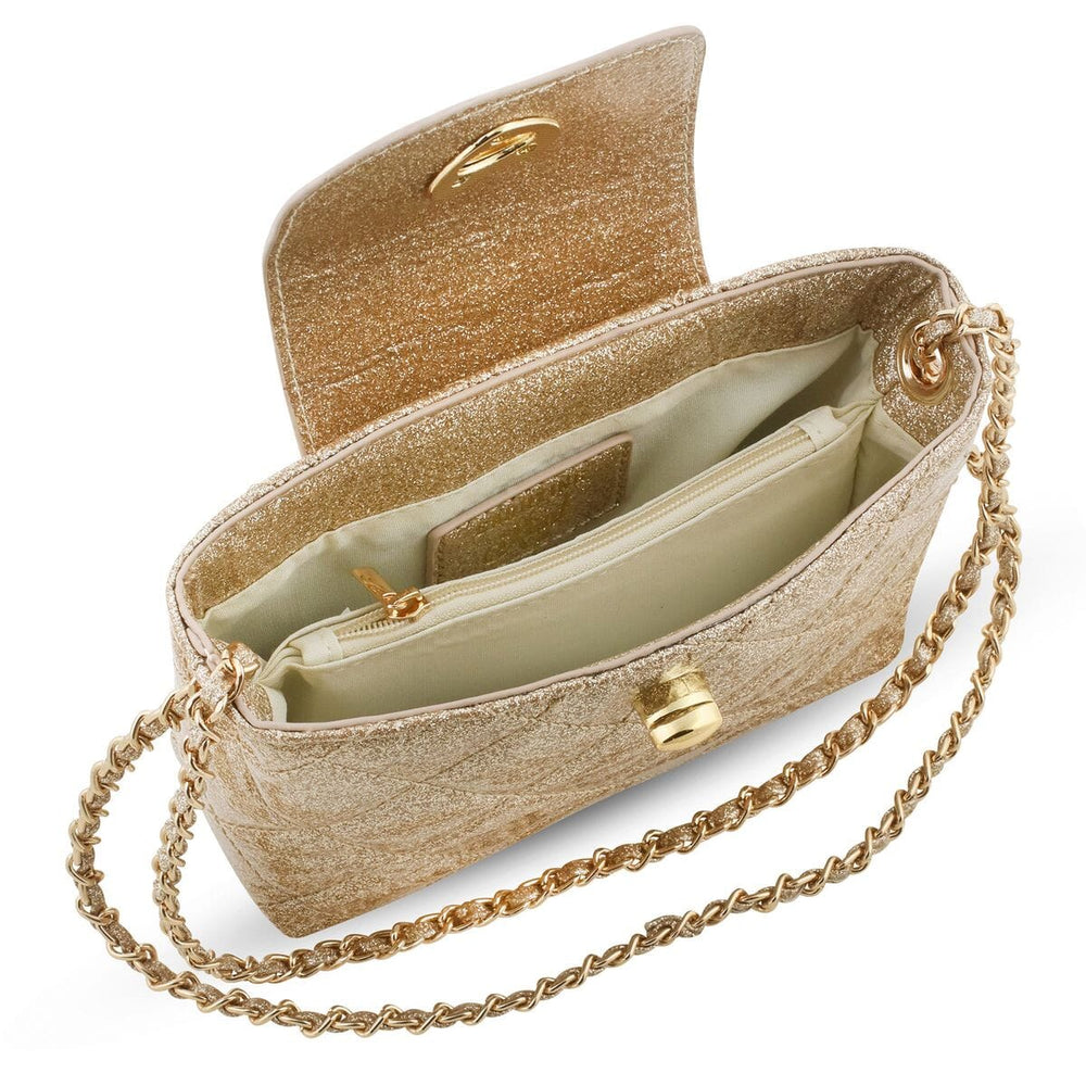 Paige Purse - Gold Glitter Girl Purse Carrying Kind 