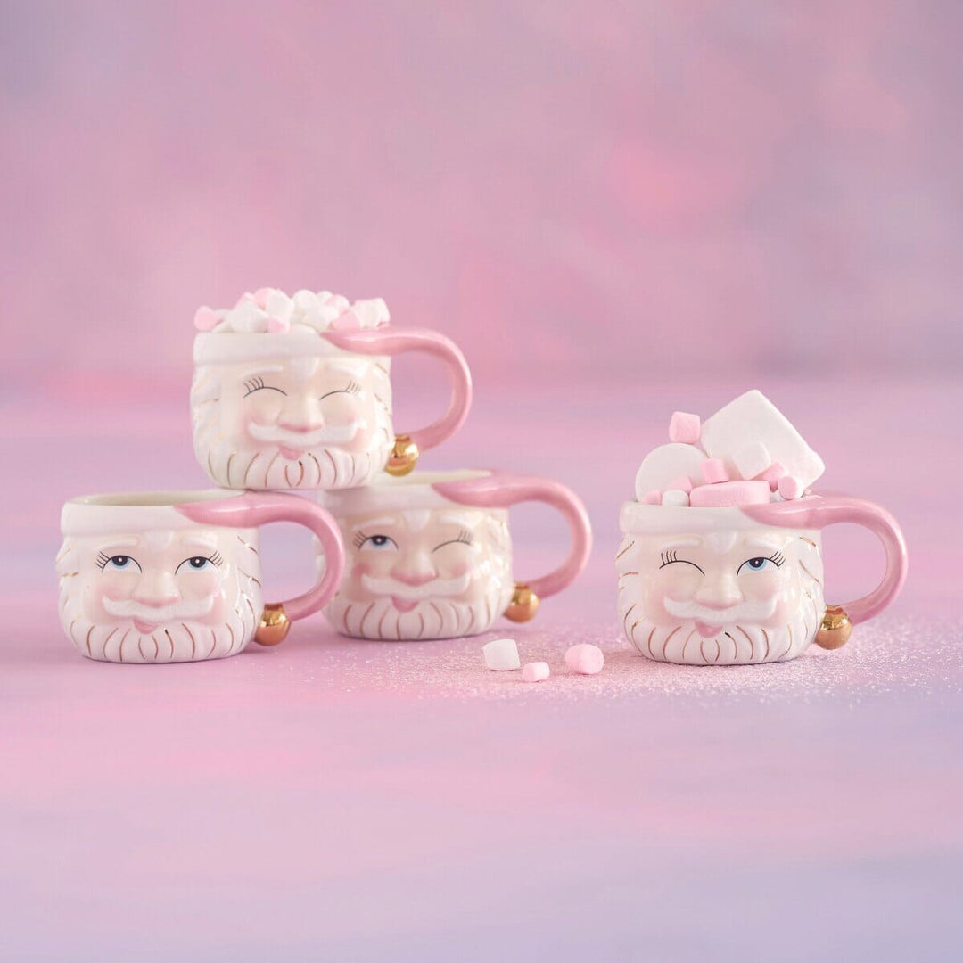 Papa Noel Pink Santa Mug Mug Park Hill - Glitterville 