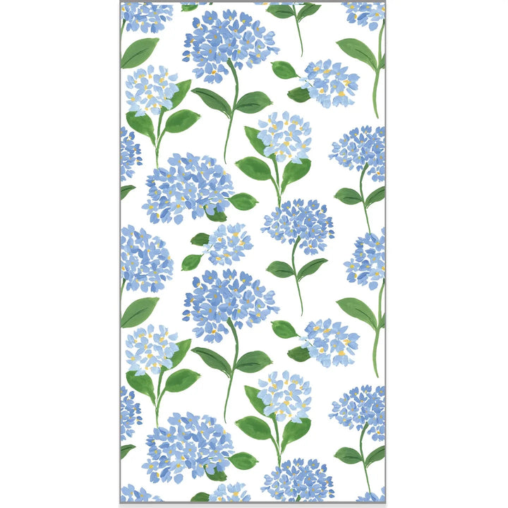 Paper Guest Towel - Blue Hydrangeas Guest Towels WH Hostess 