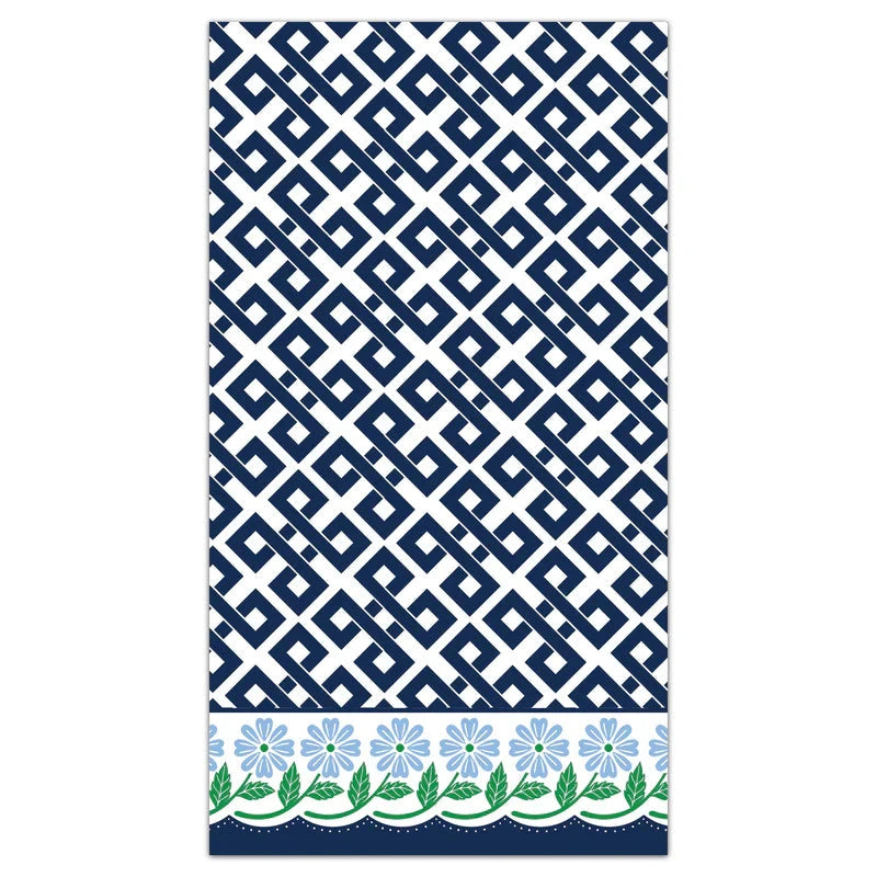 Paper Guest Towel - Floral Border Guest Towels WH Hostess 