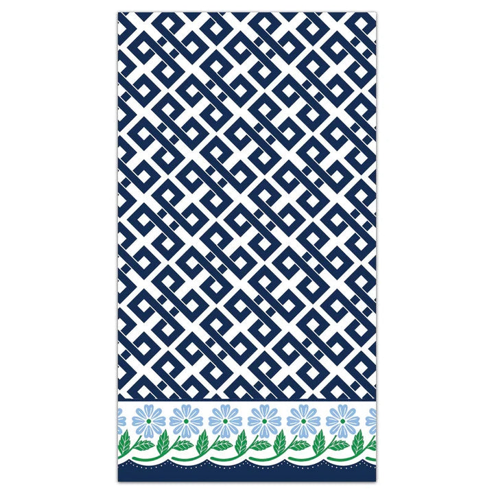 Paper Guest Towel - Floral Border Guest Towels WH Hostess 