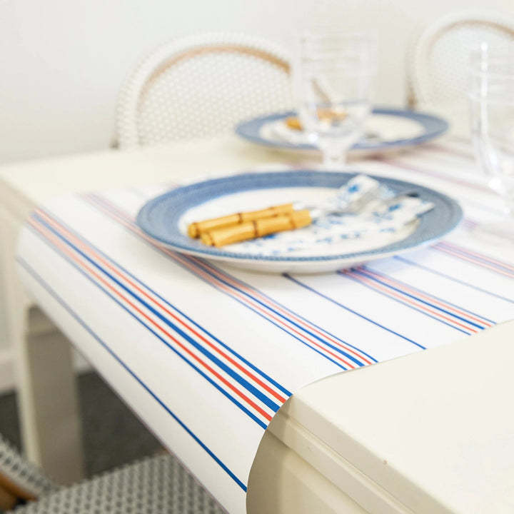 Paper Table Runner- Americana Stripe Table Runner WH Hostess 