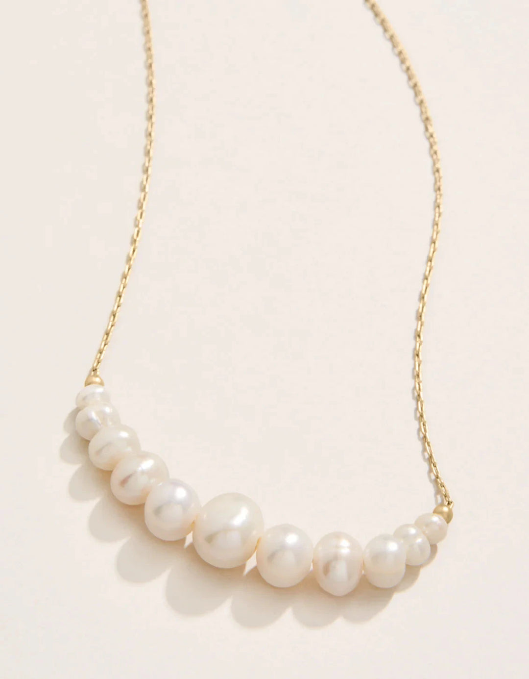Paragon Pearl Necklace - Gold Womens Necklace Spartina 