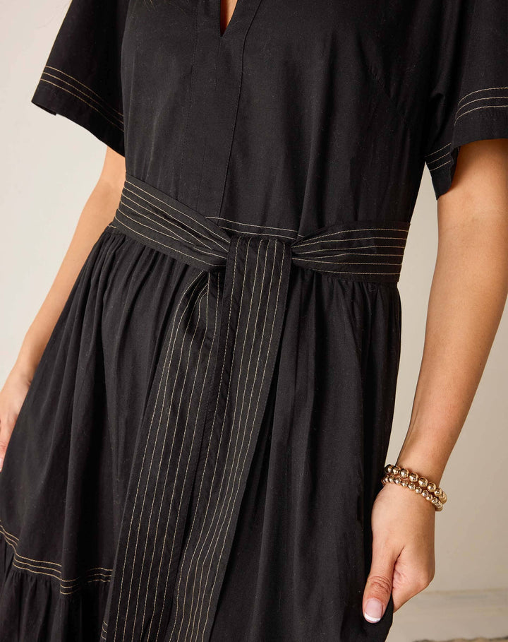 Pariscope Maxi Dress - Black Womens Dress MerSea 