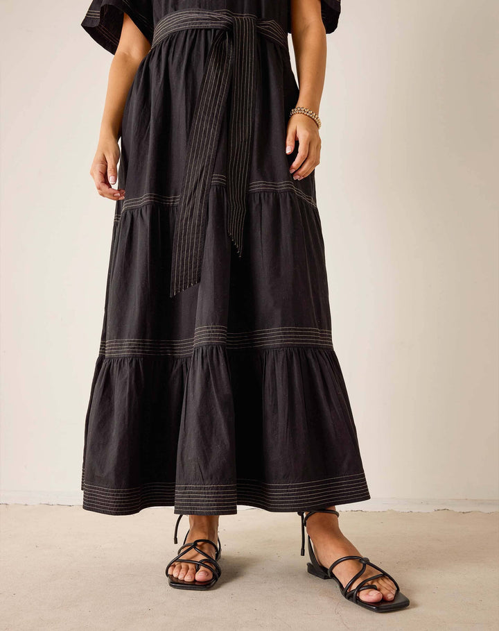 Pariscope Maxi Dress - Black Womens Dress MerSea 