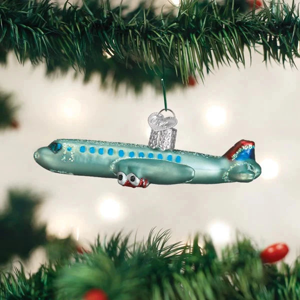 Passenger Plane Ornament Christmas Ornament Old World Christmas 