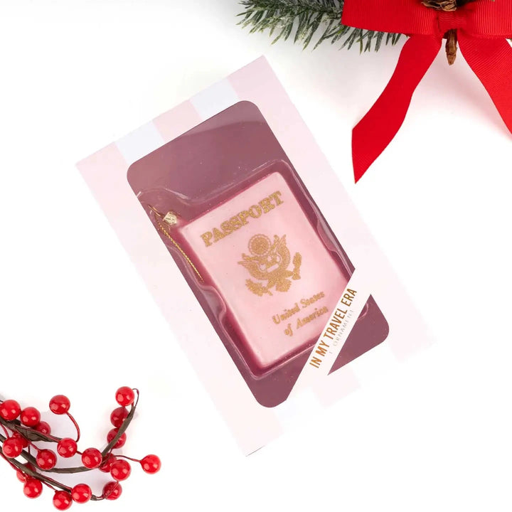 Passport Glass Ornament Ornament 8 Oak Lane 