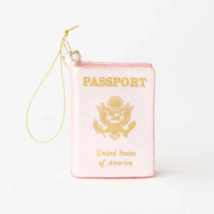 Passport Glass Ornament Ornament 8 Oak Lane 