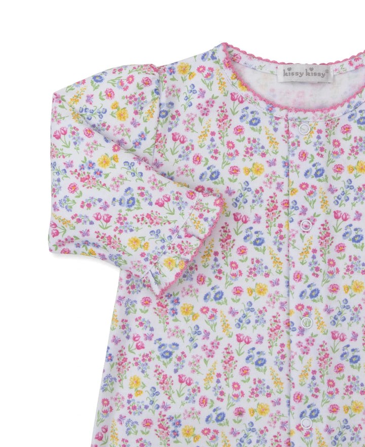 Pastel Gardens Floral Convertible Gown Girl Converter Gown Kissy Kissy 
