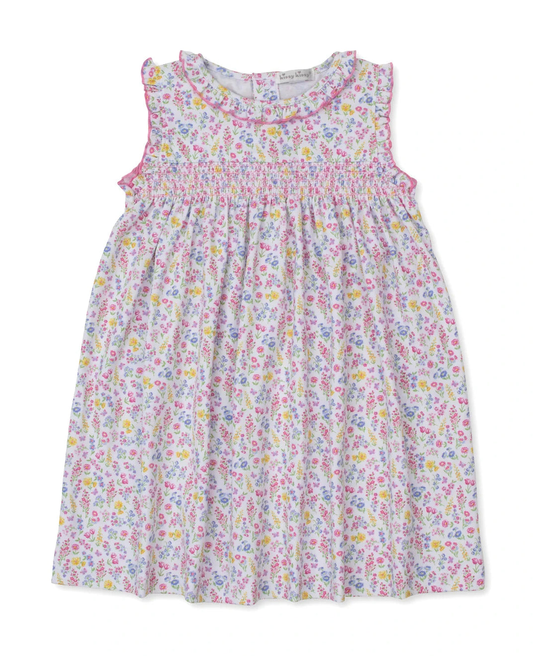 Pastel Gardens Floral Smocked Toddler Dress Girl Dress Kissy Kissy 
