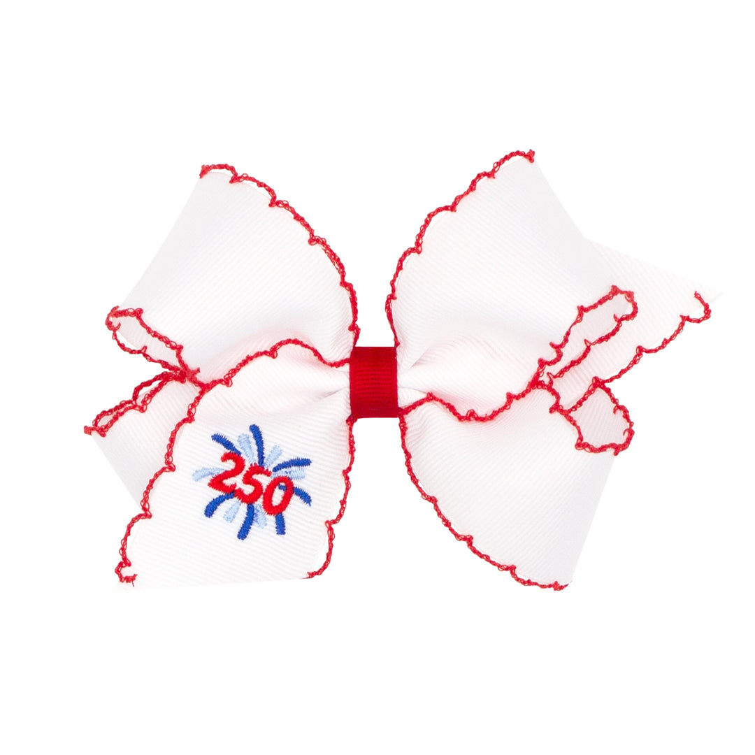 Patriotic Bows - Medium Hair Bow WeeOnes Americana 250 