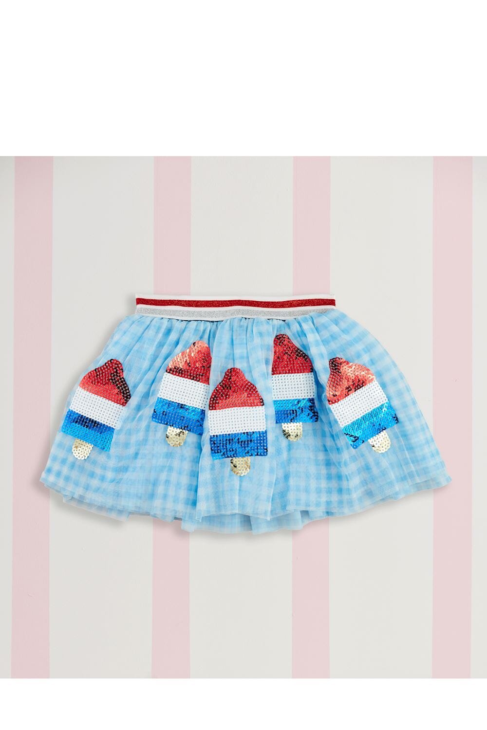 Patriotic Sequin Tutu Girl Skirt MudPie 