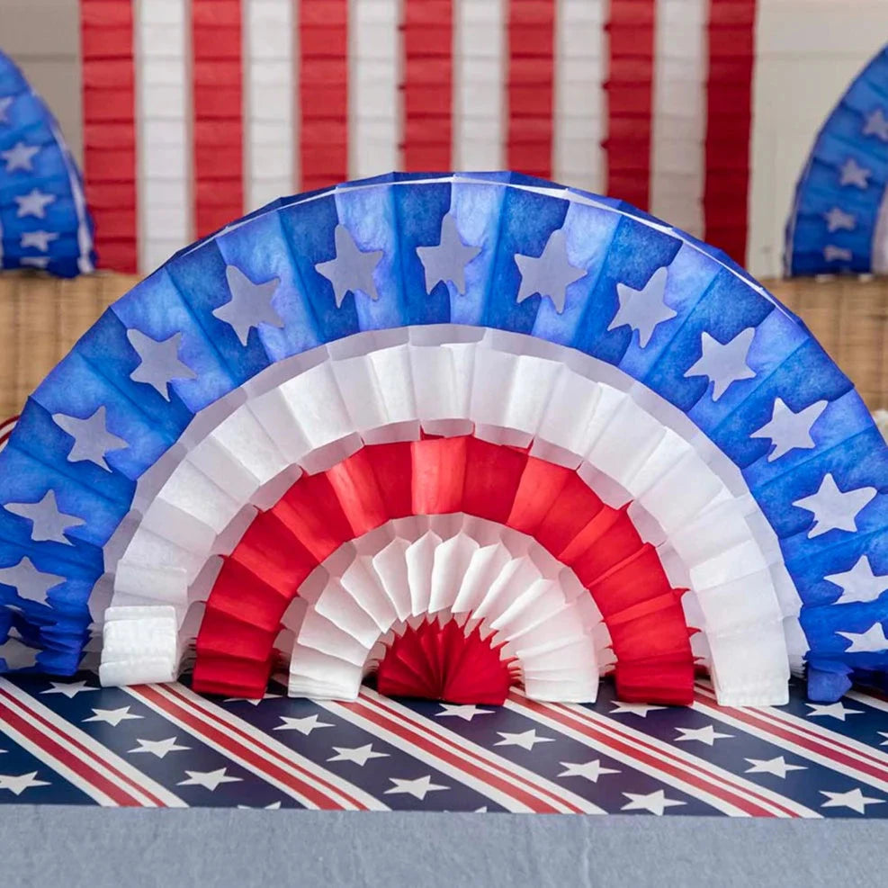 Patriotic Star Fan - Large 4th of July Decor Hester and Cook 