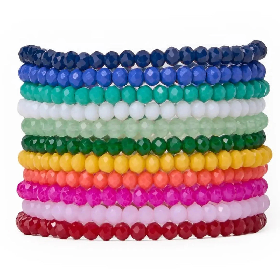 Patsy S/11 Crystal Stretch Bracelets - Rainbow Womens Bracelet Ink and Alloy 