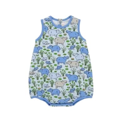Patton Play Bubble - Bal Harbor Hippo Boy Bubble Beaufort Bonnet 