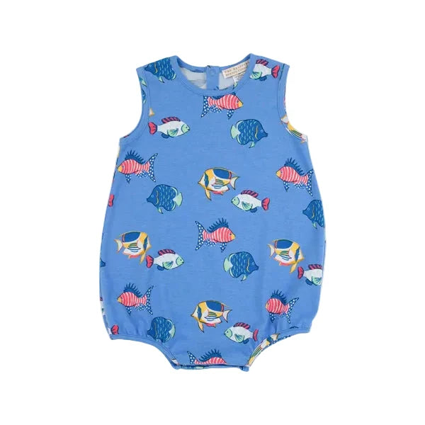 Patton Play Bubble - Here Fishy Fishy Boy Bubble Beaufort Bonnet 